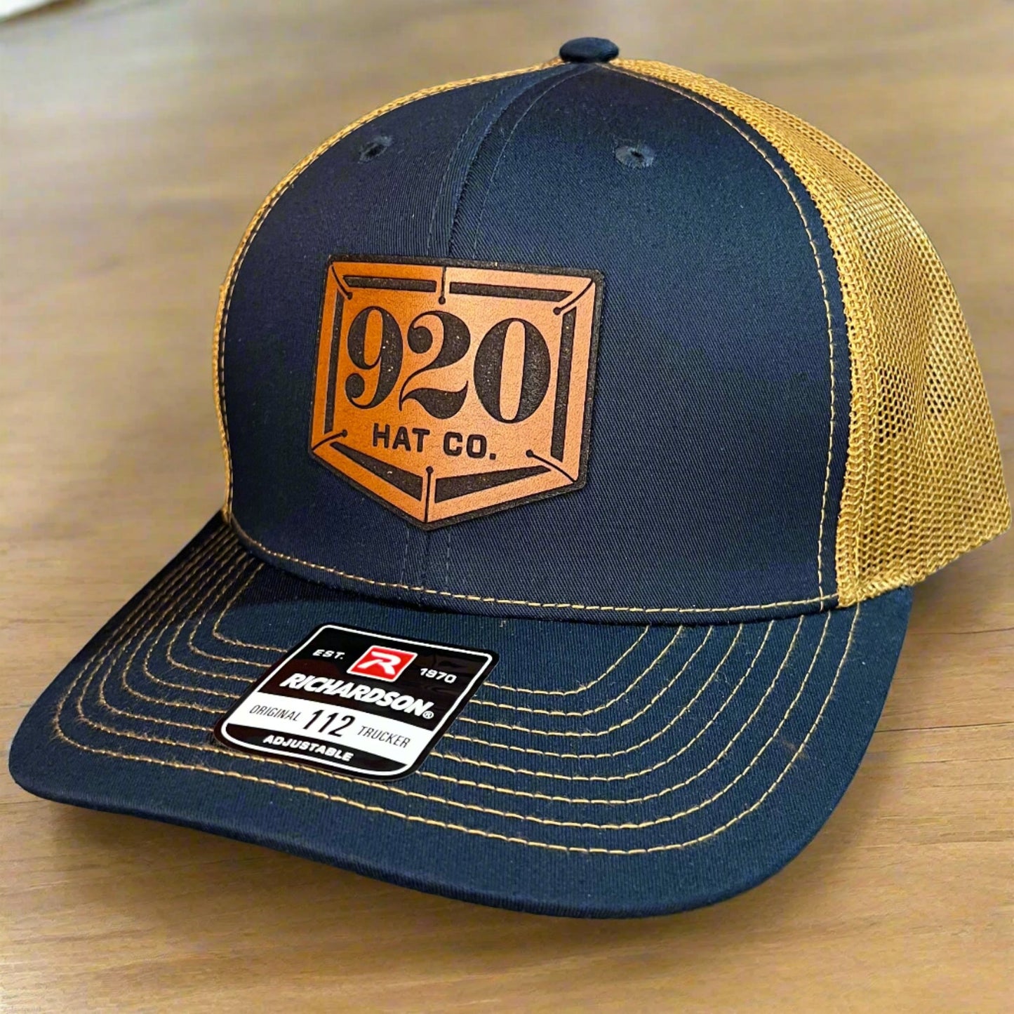 920 Hat Co Leather Patch Hat