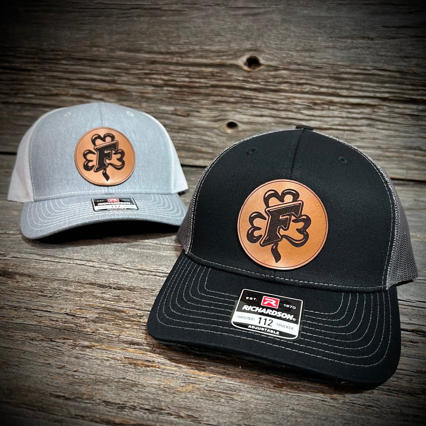 School Mascot Leather Patch Hat
