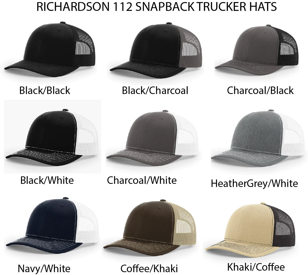Fire Department Hats - Custom