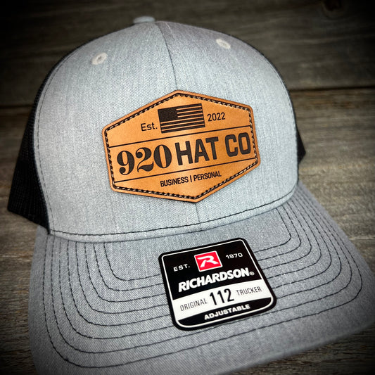 920 Hat Co Leather Patch Hat