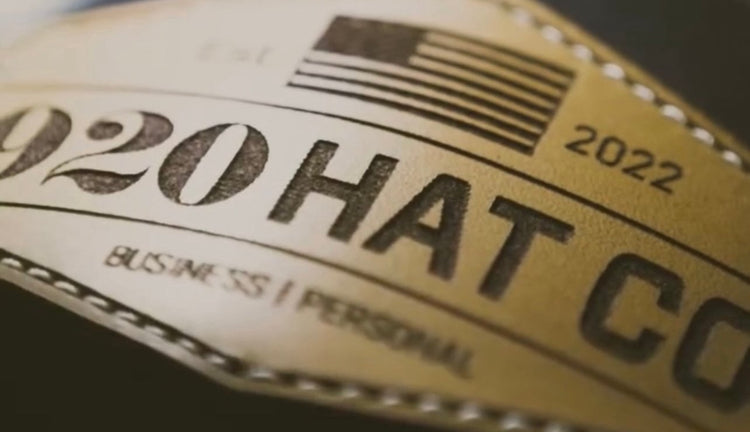 920 Hat Co. Leather Patch Stamped Hats Combined Locks, Wisconsin