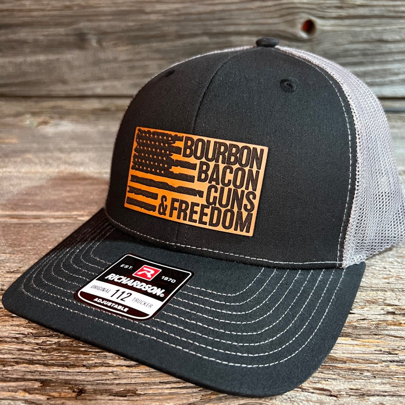 920 Hat Co. Leather Patch Stamped Hats Combined Locks, Wisconsin