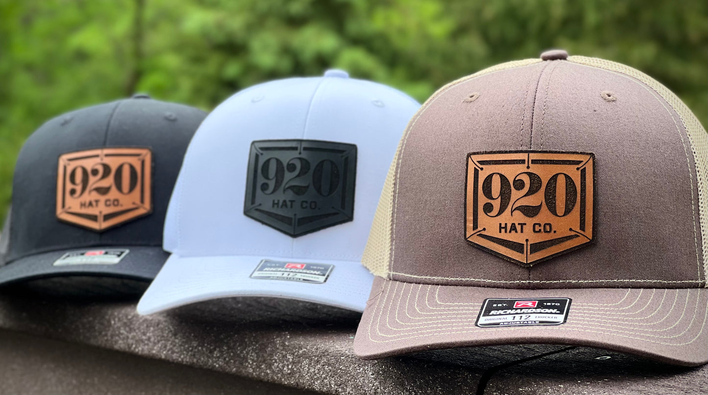 920 Hat Co Leather Patch Hat