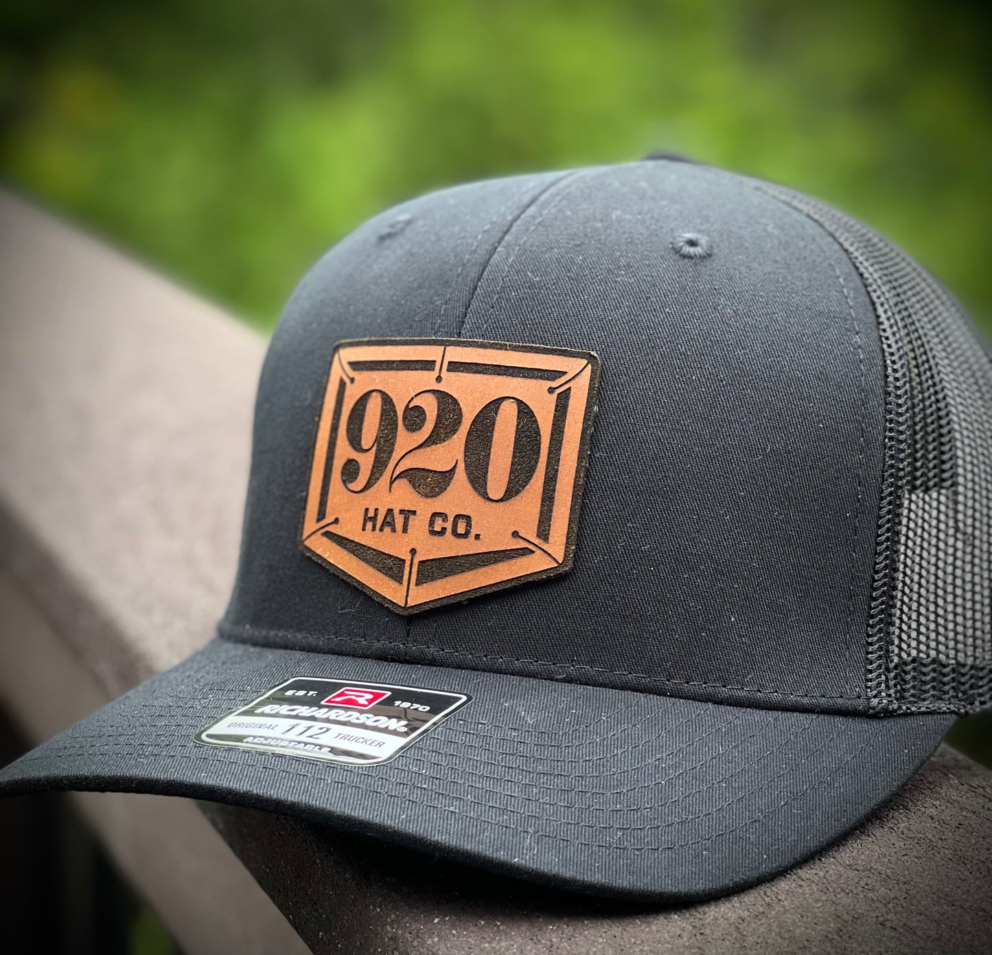 920 Hat Co Leather Patch Hat